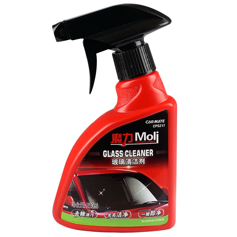 快美特(CARMATE)CPS217汽车玻璃清洁剂250ml去除油膜油污前挡风车窗内侧强力去污除胶洗车