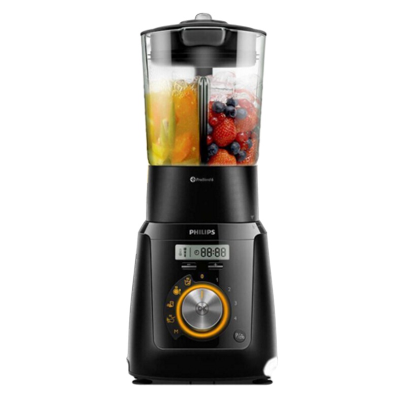 飞利浦(Philips) HR2099 加热破壁料理机 家用多功能榨汁 豆浆 搅拌辅食机 黑色高速电动榨汁搅拌做辅食破冰