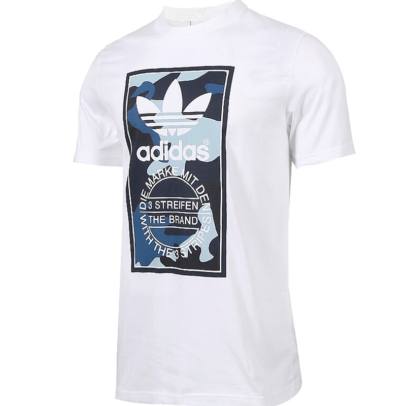 Adidas/阿迪达斯三叶男装2019夏季宽松休闲半袖T恤 DX3662