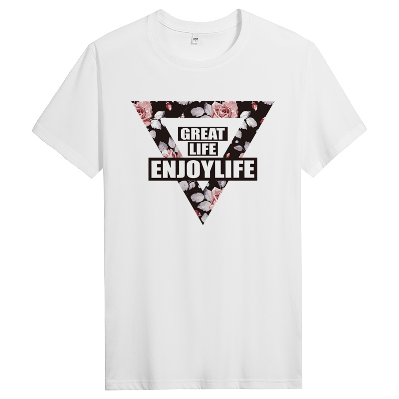 夏季男士修身圆领纯棉短袖T恤潮流半袖体恤衣服男装T DT10159