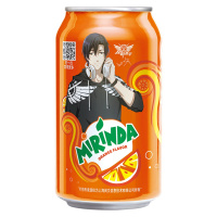 百事可乐 美年达(Mirinda) 碳酸饮料 橙味汽水 330ml*24(整箱装)百事可乐荣誉出品(新老包装随机发货)