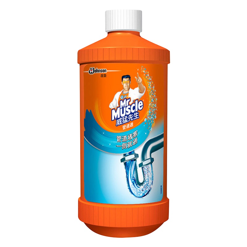 威猛先生 管道通 500g 管道疏通剂 下水道疏通剂 马桶疏通剂 厕所疏通剂 浴室疏通剂 厨房疏通剂