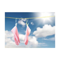 ZOAN YC 防水胶手套 厚胶手套 时尚家务手套