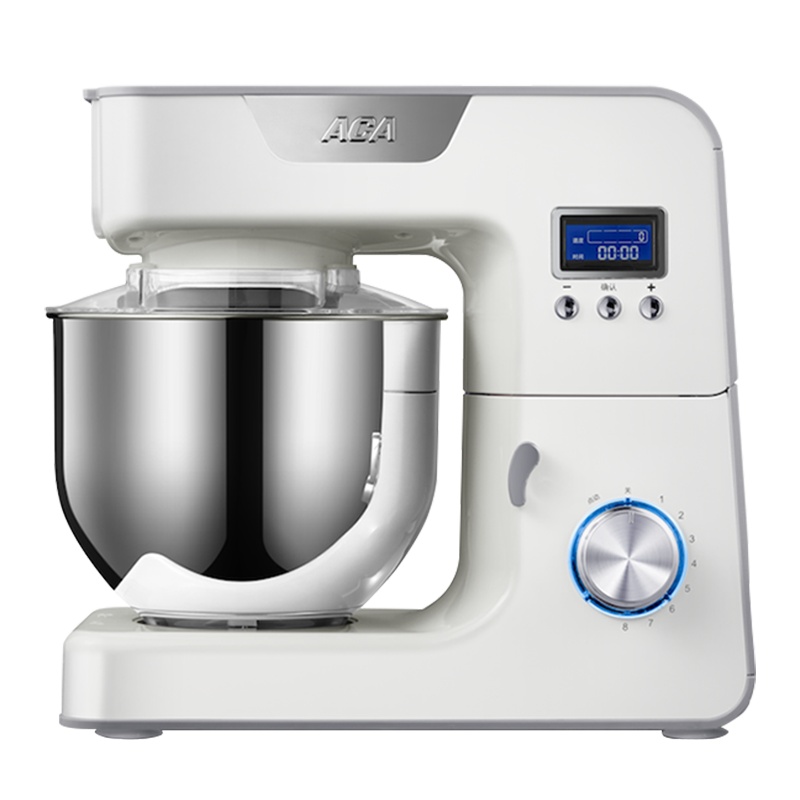 北美电器(ACA)厨师机AM-CG108-1 升级液晶屏家用和面机多功能小型商用全自动揉面机搅拌机打蛋器鲜奶机旋钮机械式