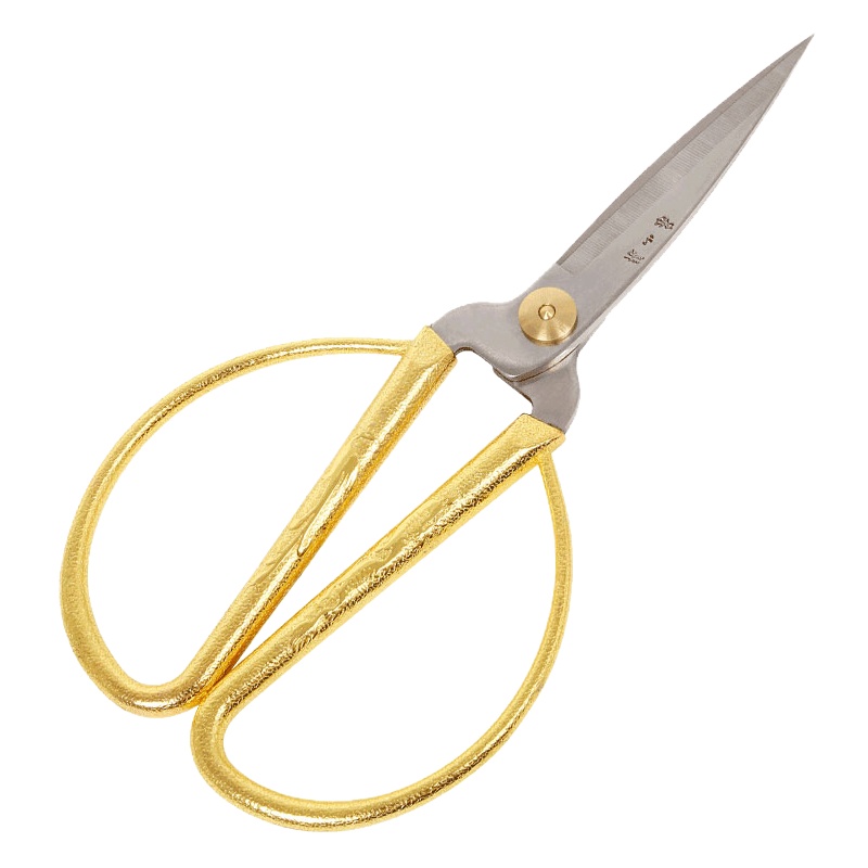张小泉 MY2002-2龙凤合金系列175mm家用剪刀 金色 (七包服务)