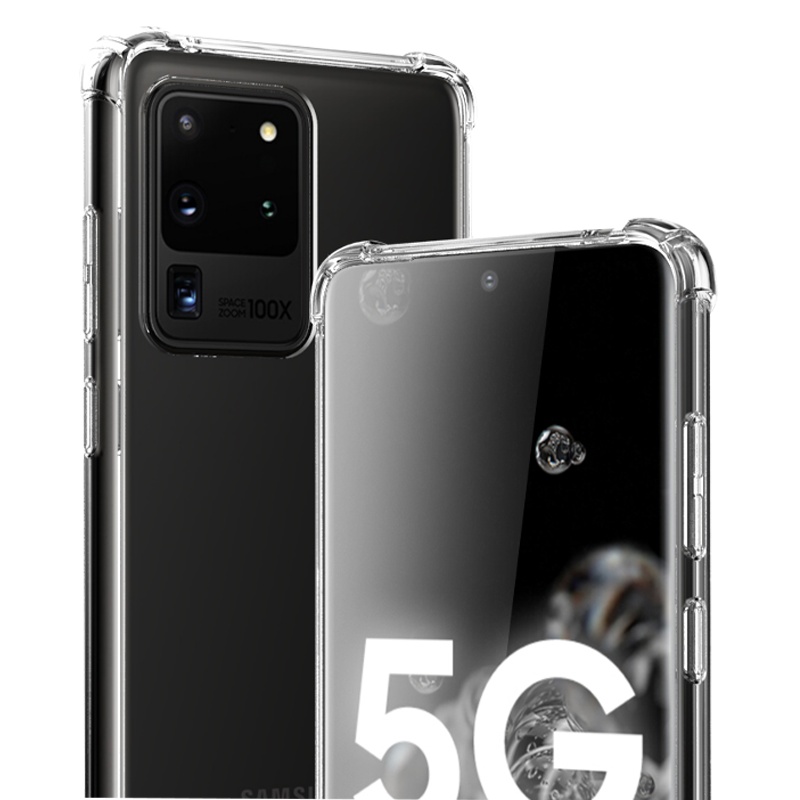 ESCASE 三星S20ultra手机壳galaxy 5G手机套 全包防摔软壳双料抗摔抗黄变 德国进口拜耳TPU 高透