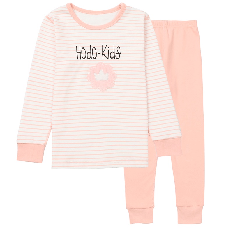 小红豆儿童内衣套装女童精梳棉套装舒适柔软纯棉秋衣秋裤套装儿童低圆秋衣秋裤套装