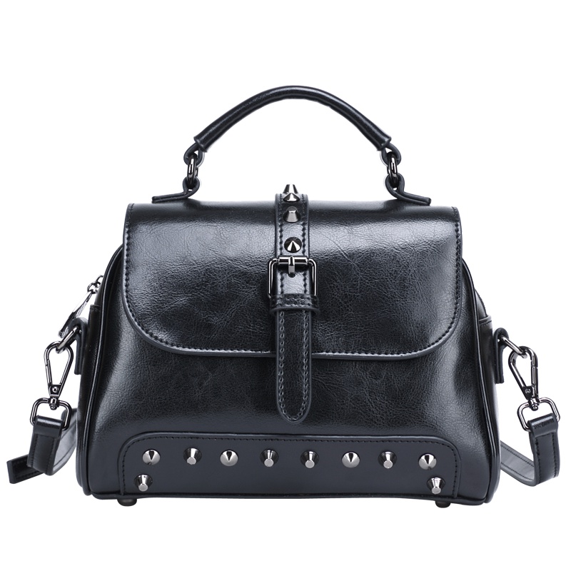 Royal Maine 初夏新款油蜡皮时尚菱格单肩包女经典小香风斜挎女包