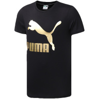 PUMA彪马男装logo款运动服休闲圆领短袖T恤579405