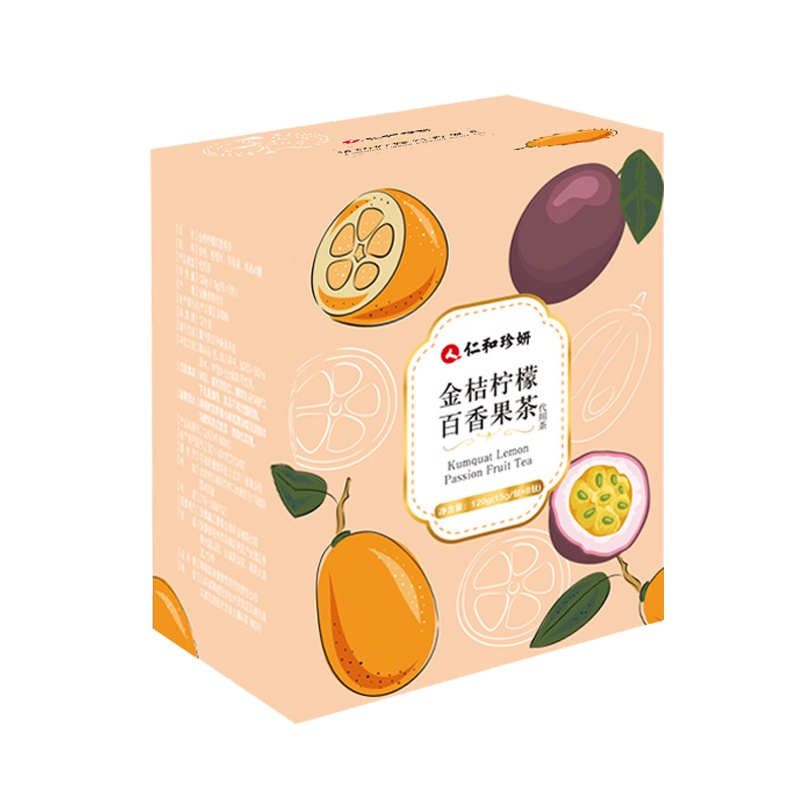 金桔柠檬水果茶百香果蜂蜜冲泡纯果干泡水花茶茶包花果茶包柠檬片