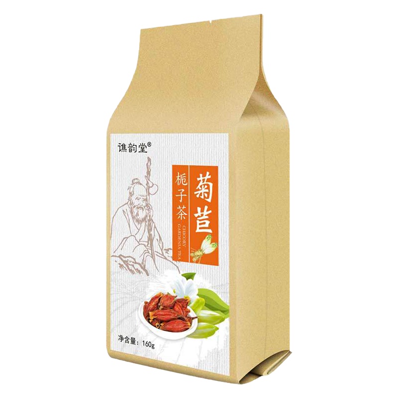 [买2送1 买3送2]谯韵堂菊苣栀子茶160克袋泡茶40小袋组合花草茶