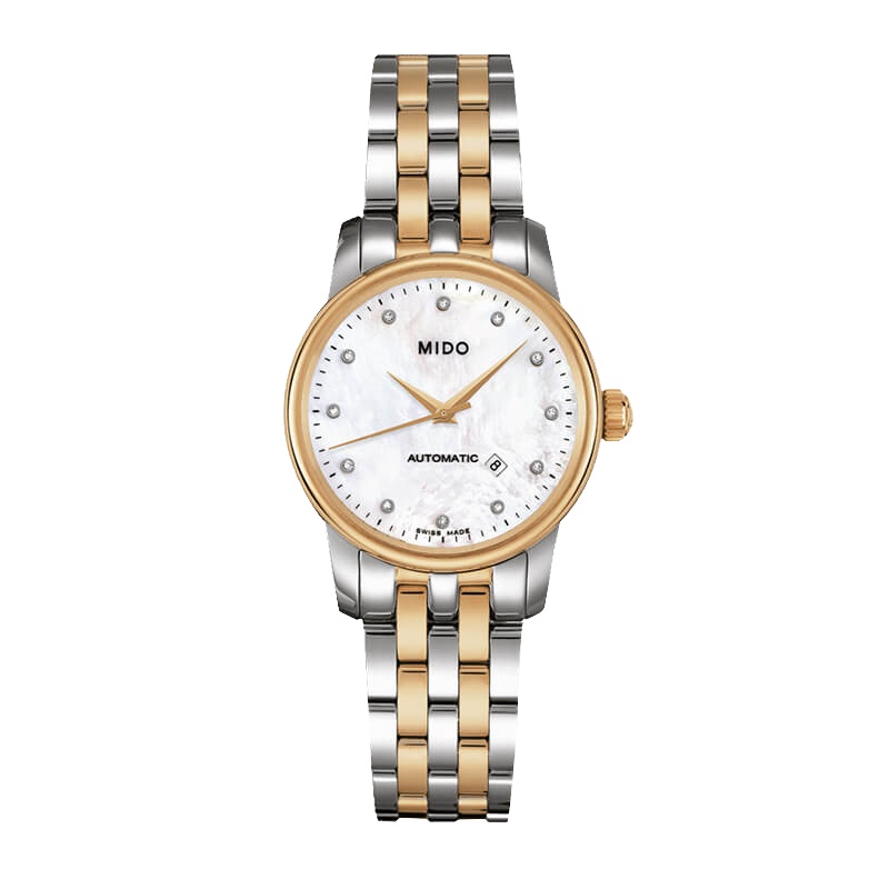 【全新】美度贝伦赛丽系列机械女表M7600.9.69.1