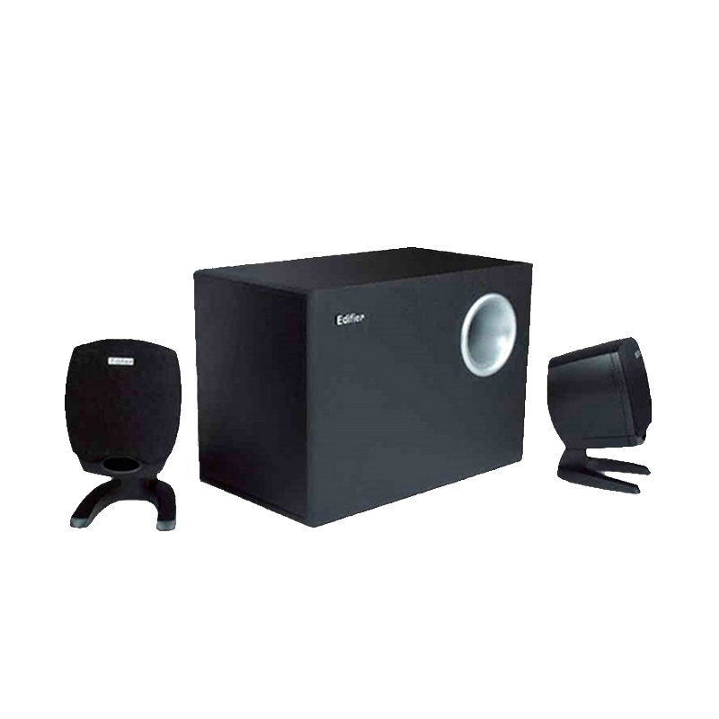 Edifier/漫步者 R201TIII 2.1声道多媒体电脑台式音箱低音炮音响 黑色