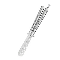 西户 蝴蝶练习刀 耍酷工具 白玉梳 C61洞 龙梳 彩40 红41 白41