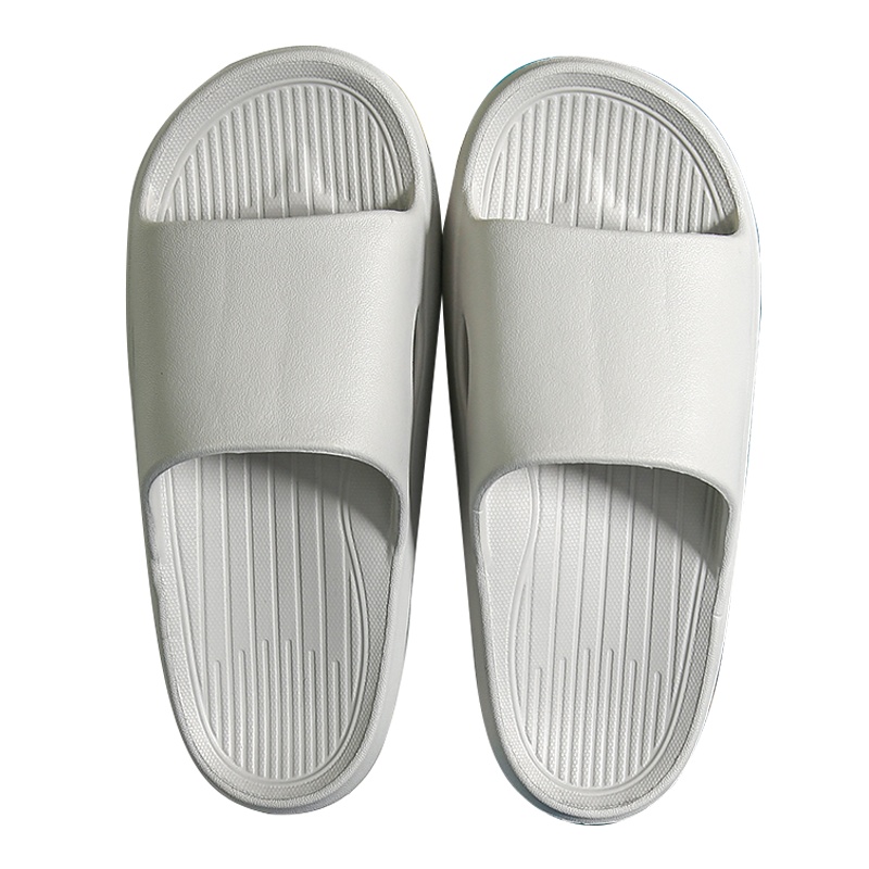 苏宁宜品 踩屎感家居室内防滑加厚底浴室软底凉拖鞋2163