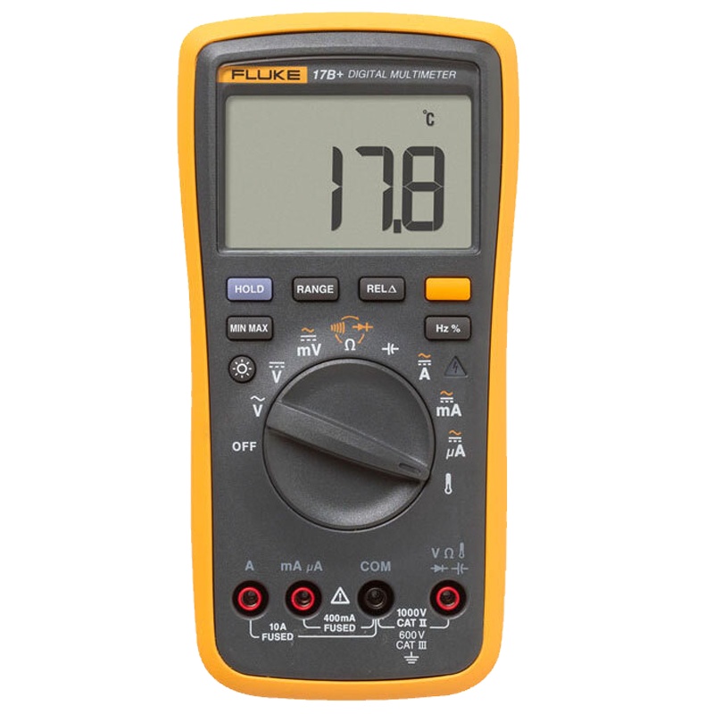 福禄克（FLUKE）F17B+ 数字万用表 掌上型多用表仪器仪表