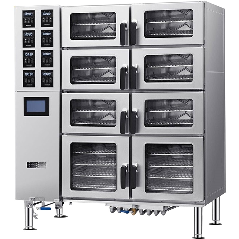 德玛仕(DEMASHI)商用海鲜蒸柜 蒸车蒸箱海鲜柜 蒸菜蒸鱼 蒸饭柜 电热款ZN-BM(电热款 玻璃透视八门)