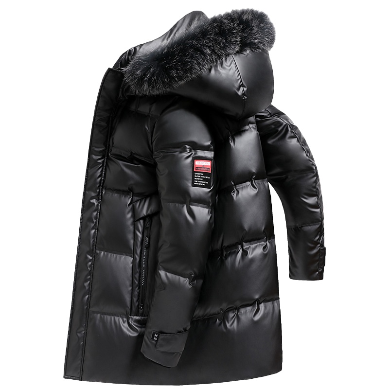 鸭鸭(yaya) 新款男士亮面羽绒服短款时尚潮流冬季男外套