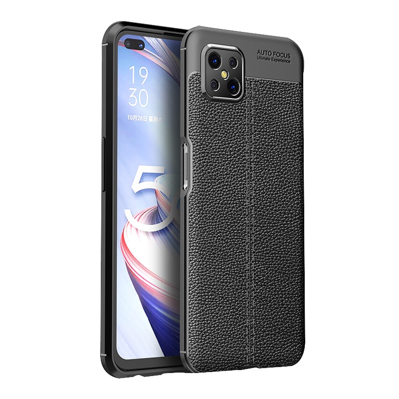 安美宝OPPO ACE2/A92S/A52保护壳Ace 2手机壳A92S皮纹软壳a52保护套a92s/ace2保护壳送膜