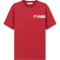 杰尼亚 Z ZEGNA 男士 棉质圆领短袖T恤 VW372 ZZ630E