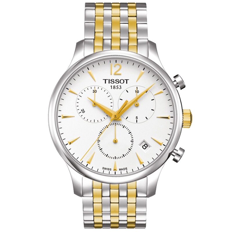 天梭(TISSOT)手表 男表石英表商务手表男士腕表