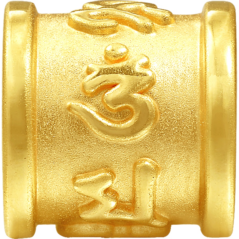 周生生(CHOW SANG SANG)足金charme黄金手链串珠大明咒串珠86695C定价