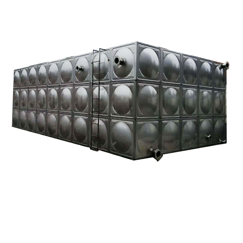 消防水箱 生活水箱 冷水箱 热水箱 现场焊接不锈钢水箱304不锈钢8吨