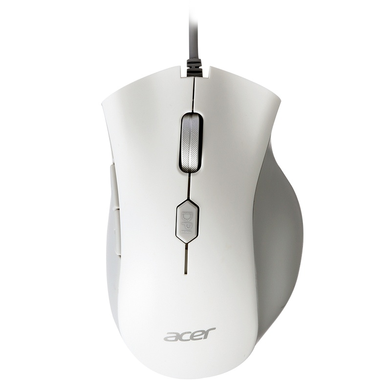 宏碁(acer) Y910-W有线游戏鼠标 4档可调DPI 白色