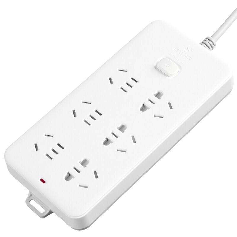 公牛 GN-216 5米总控六联电源插座 白(单位:个)