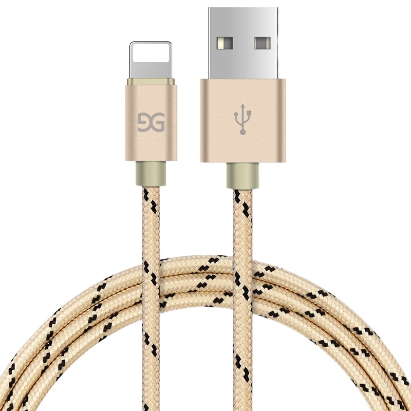 古尚古 iPhone6s苹果数据线USB连接线5s/6/7/8[幸运红]1.5米 [智能兼容不弹窗★用坏包赔][单条装]