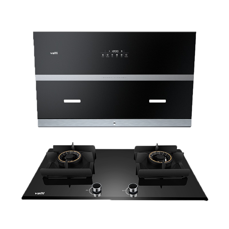 华帝(vatti)22立方大吸力侧吸抽油烟机灶具套餐i11151+56B液化气5.0kW猛火力家用抽油烟机 家用近吸