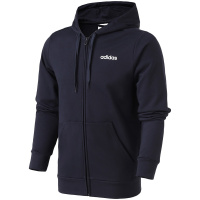 adidas男服夹克外套连帽休闲运动服DU0386 L DU0386蓝色
