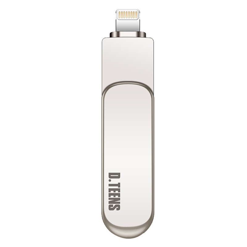 dteens苹果手机u盘256g高速苹果安卓电脑两用三合一microUSBiphone/ipad外接内存扩容器定制优盘