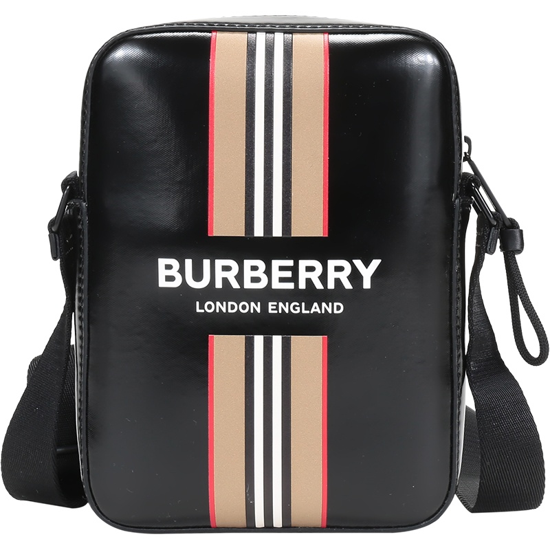 BURBERRY 博柏利 男款涂层帆布单肩斜挎包 80300161