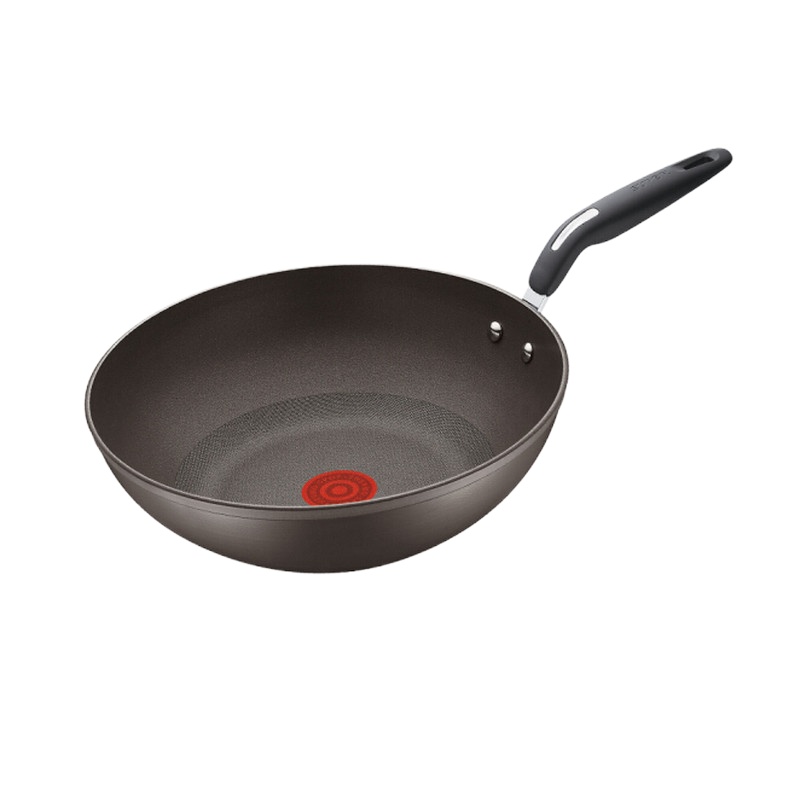 苏泊尔(SUPOR) 火红点钛金刚无油烟炒锅 钢玻盖IH PC32HA2