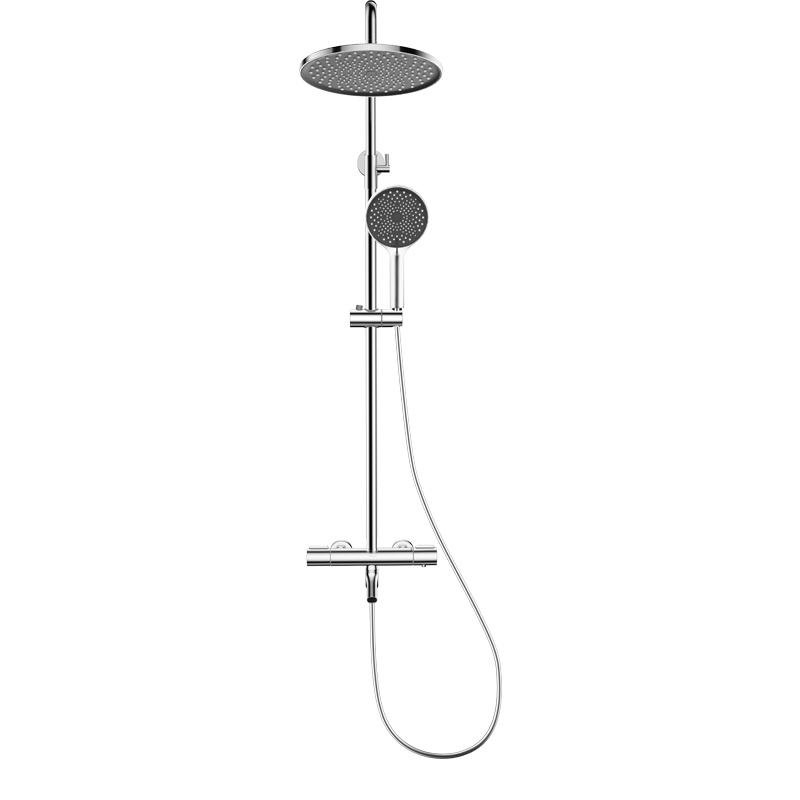 法恩莎恒温花洒 家用卫浴增压自洁花洒喷头精准控温淋浴花洒套装多动能花洒套装F3H9801CP