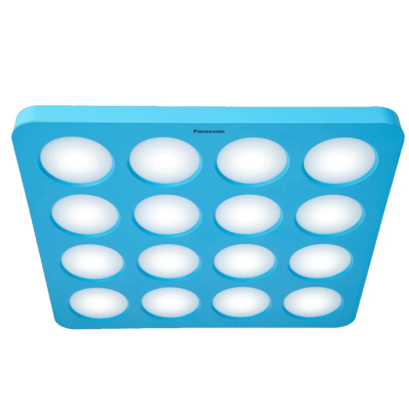 松下(Panasonic)灯具22.5W曲奇银色装饰面框LED吸顶灯卧室灯HHLAZ1503