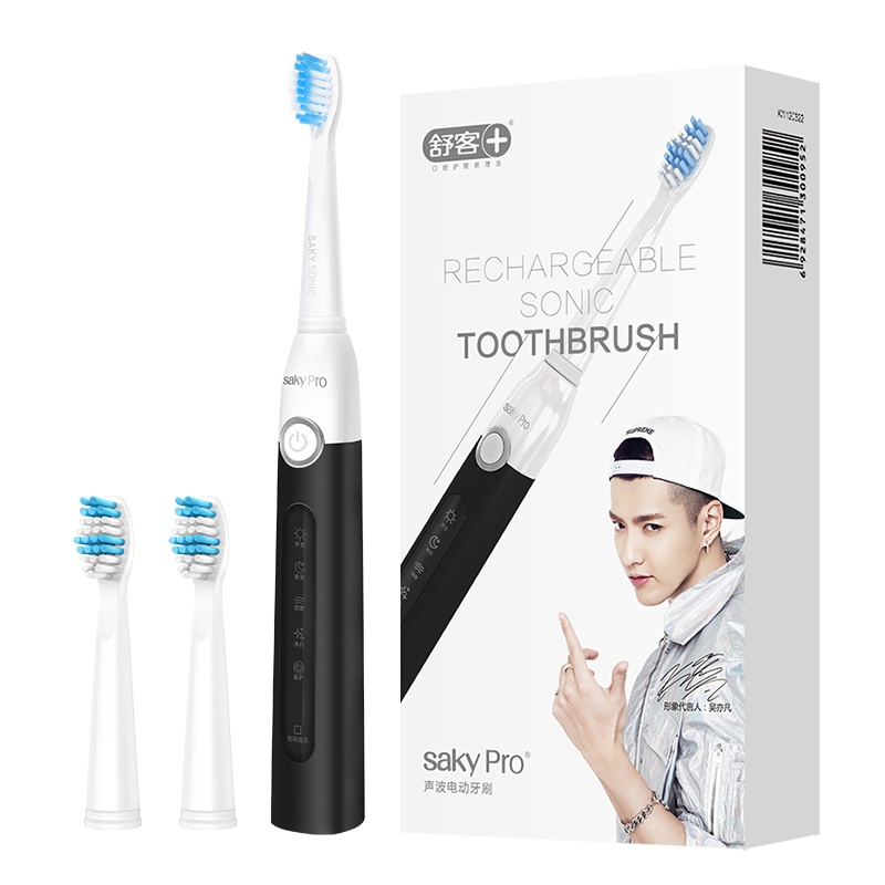 舒客(Saky)成人电动牙刷 G2212 黑色
