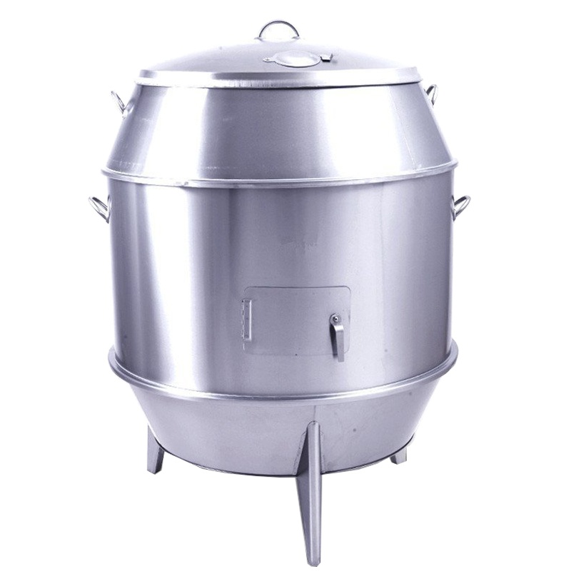 乐创 商用烧鸭炉果木炭式吊炉烤鸡炉烤鸭机 90双层