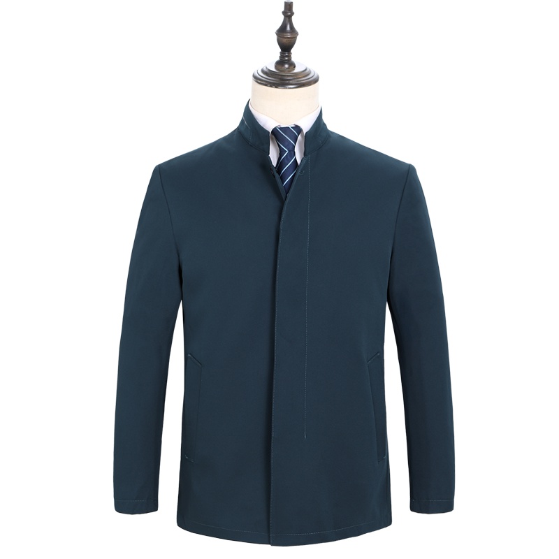 恒源祥男士夹克2020新款中年男士休闲爸爸装夹克男翻领外套