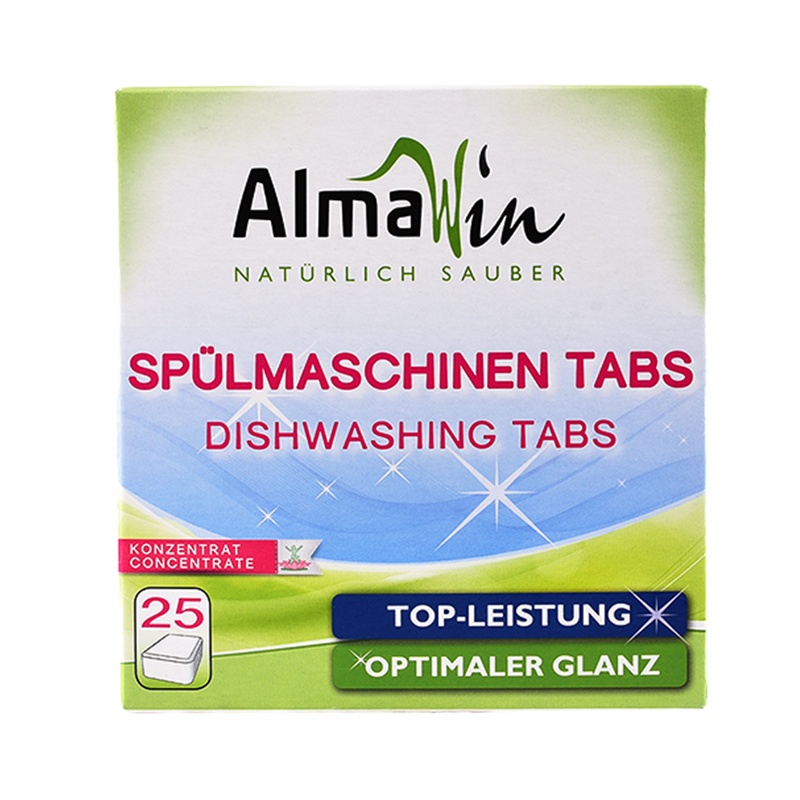 Almawin 德国有机进口洗碗机专用洗涤块 去油污洗碗块洗洁精 适用西门子方太美的海尔松下 500g