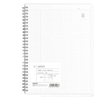 得力 LB570 B5/70页零系列螺旋本软抄本/点阵款记事本笔记本子/空白本(5本/包)