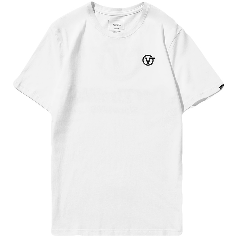 VANS范斯男装运动服休闲短袖T恤VN0A48B5WHT