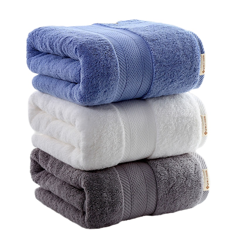 洁丽雅浴巾纯棉650克吸水家用速干加厚大浴巾A类婴儿裹巾