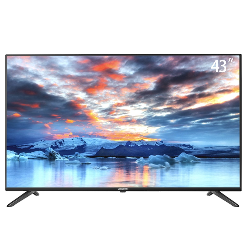 创维(SKYWORTH)43E33A 43英寸 4K超高清全面屏 HDR画质 AI人工智能语音平板液晶电视机 M9升级版