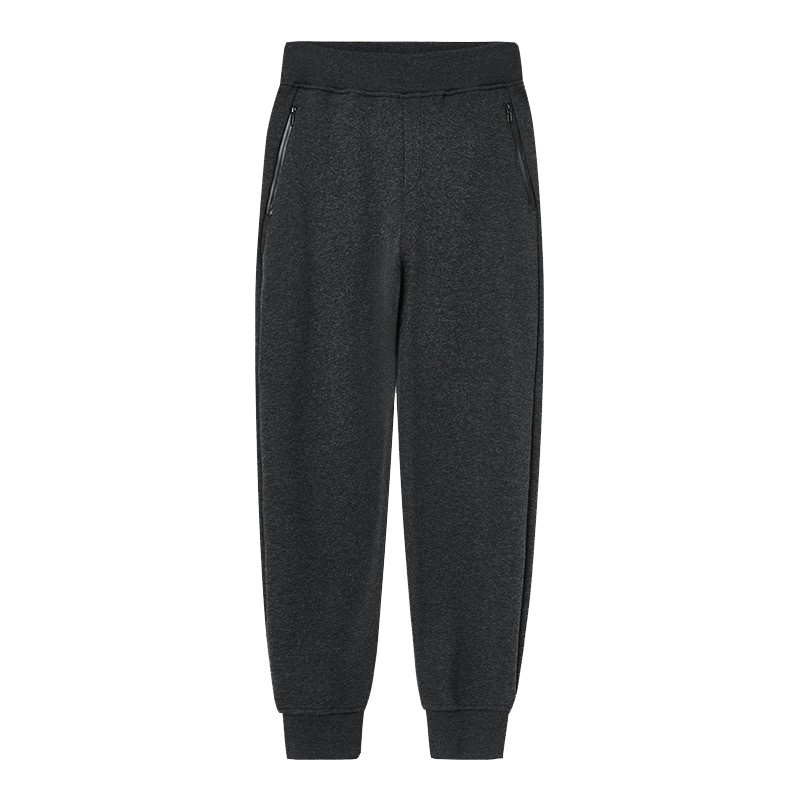 三枪家居裤男2019秋冬新品密绒加厚高腰宽松运动休闲保暖男士长裤 睡裤 家居裤 60949B9