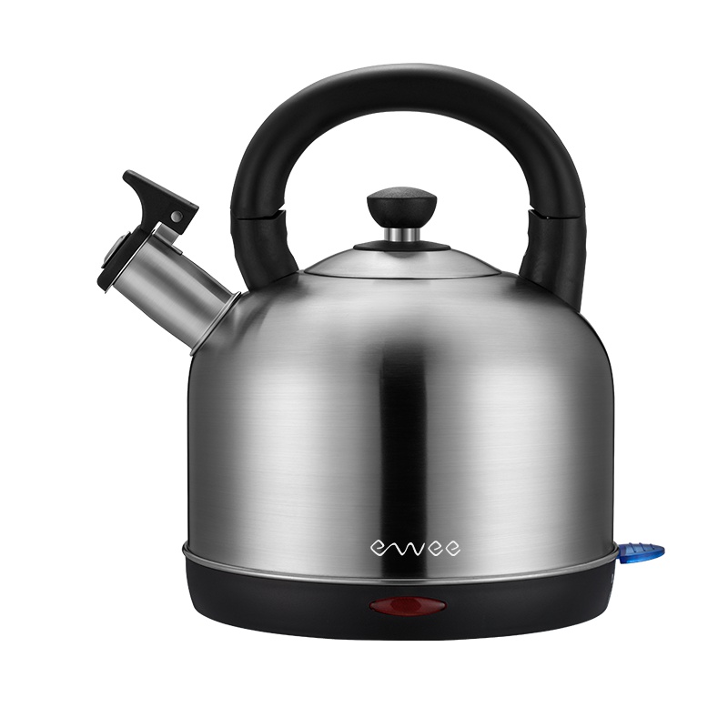 德国ewee 家用电热水壶304不锈钢开水壶自动断电大容量电壶烧水壶 2L 砂光