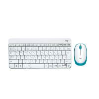 罗技(Logitech) MK245 NANO 键鼠套装 无线键鼠套装 办公键鼠套装 黑色 带无线2.4G接收器-白色