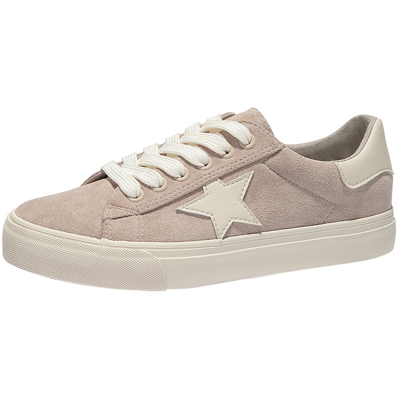 热风舒适女士休闲鞋女百搭星星板鞋H14W9143