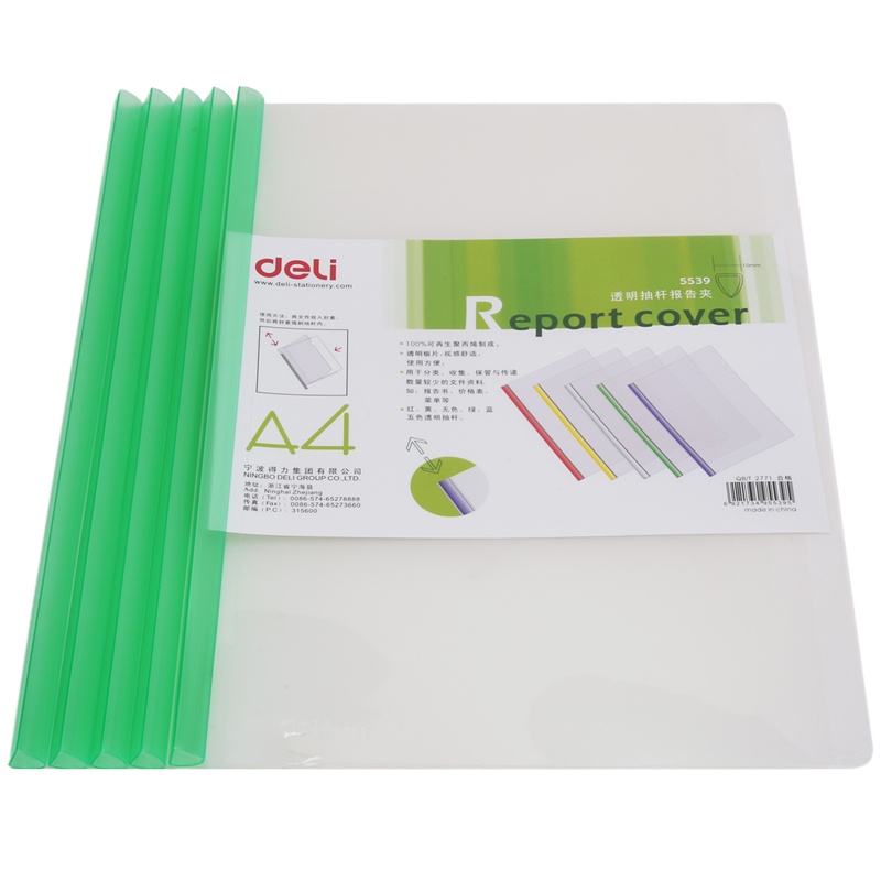 得力 5539 抽杆夹 5只/包